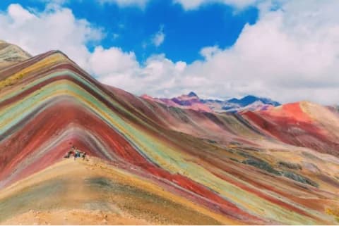 montaña de colores